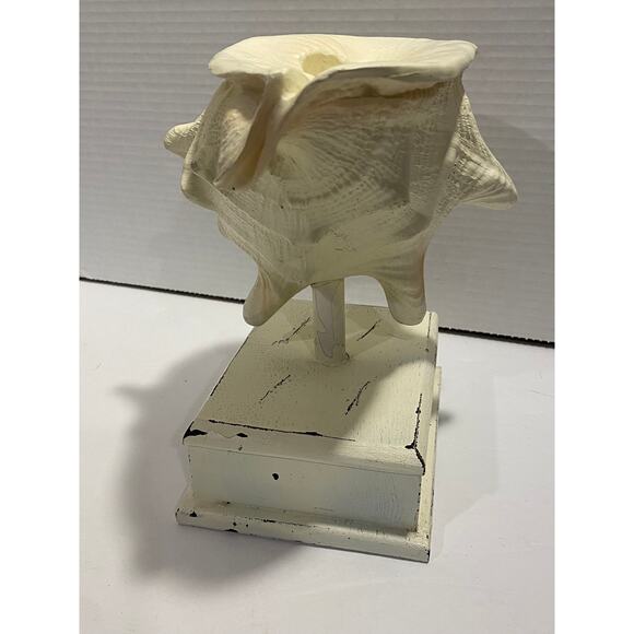 Conch Shell Votive Candle Holder, Coastal Living/ Beach Décor, Nautical, Shell - Picture 3 of 8